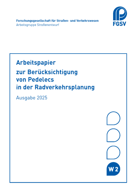 AP zur Berücksichtigung von Pedelecs in der Radverkehrsplanung