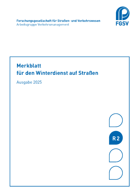 Merkblatt für den Winterdienst auf Straßen