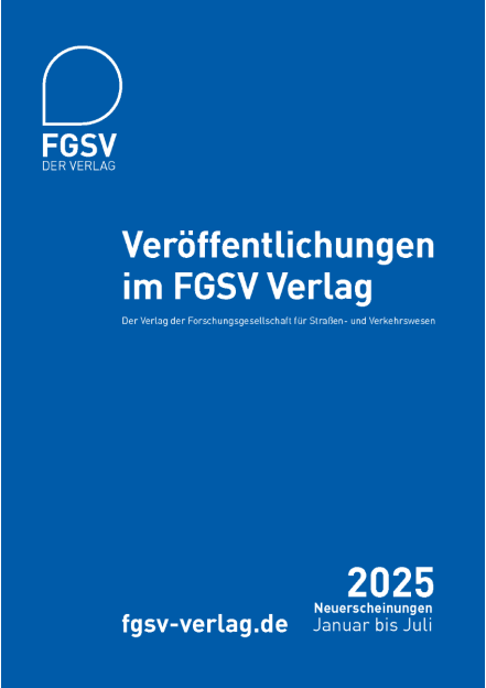Veröffentlichungsverzeichnis - Halbjahresverzeichnis Januar bis Juli 2025