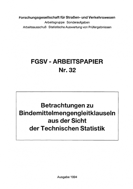 AP Bindemittelmengengleitklauseln