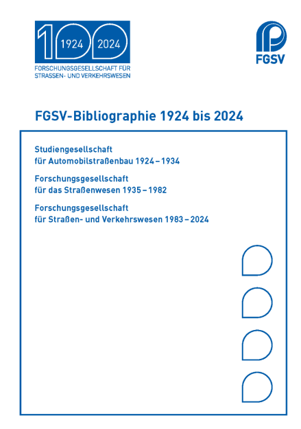 FGSV-Bibliographie 1924 bis 2024