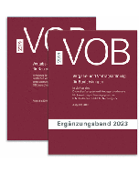 PAKET VOB Gesamtausgabe 2019 + VOB Ergänzungsband 2023 