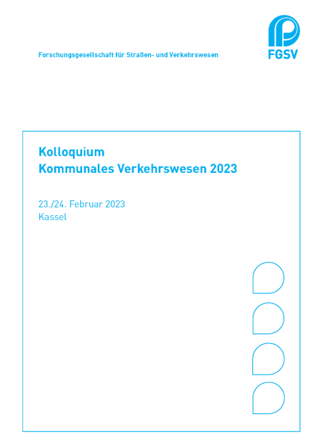 Kolloquium Kommunales Verkehrswesen 2023