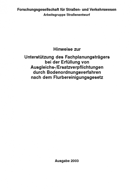 H Ausgleichs-/Ersatzverpflichtungen nach dem Flurbereinigungsgesetz