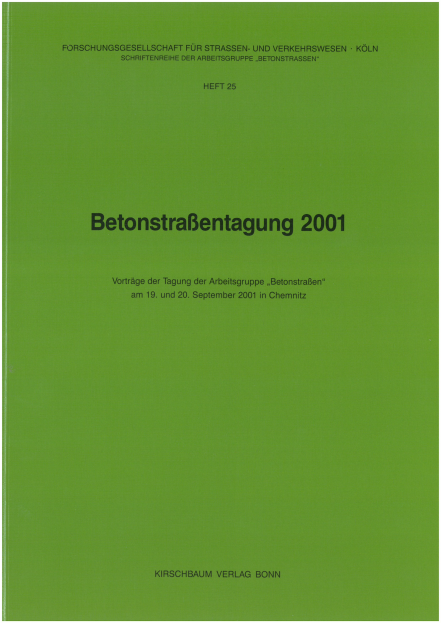 Betonstraßentagung 2001  