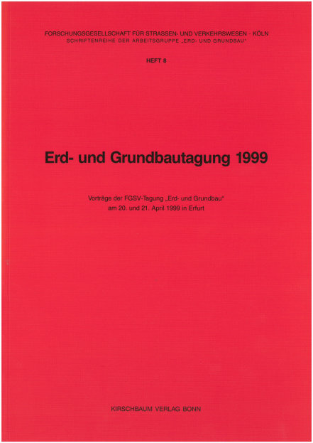 Erd- und Grundbautagung 1999 