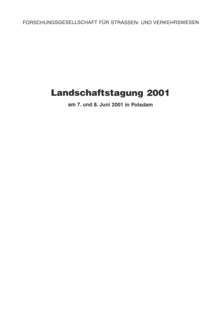 Landschaftstagung 2001