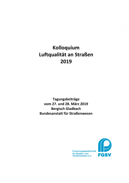 Kolloquium Luftqualität an Straßen 2019 