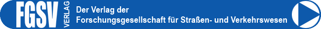 Logo FGSV Verlag - Der Verlag der Forschungsgesellschaft fuer Strassen- und Verkehrswesen